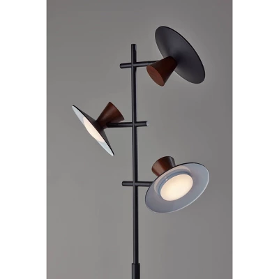 Elmore Tree Lamp With Smart Switch Black (Includes LED Light Bulb) - Adesso 4 Elmore Tree Lamp With Smart Switch Black (Includes LED Light Bulb) - Adesso - Image 4