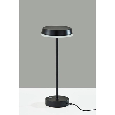 Adesso Tommy Cordless Table Lamp (Includes LED Light Bulb) Black: Modern Desk Lamp, Touch Sensor, 3-Way Dimming, UL Listed, Metal Shade 2 Adesso Tommy Cordless Table Lamp (Includes LED Light Bulb) Black: Modern Desk Lamp, Touch Sensor, 3-Way Dimming, UL Listed, Metal Shade - Image 2