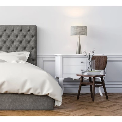 Linda Table Lamp Brushed Steel - Adesso 1 Linda Table Lamp Brushed Steel - Adesso