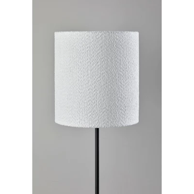 Adesso Brielle Floor Lamp Black: Modern Design, ETL Listed, Polyester Shade, Metal Body, 62" Height 3 Adesso Brielle Floor Lamp Black: Modern Design, ETL Listed, Polyester Shade, Metal Body, 62" Height - Image 3