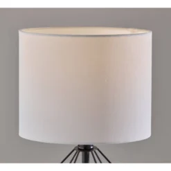 Adesso Chiara 2 Piece Bonus Pack Black: Contemporary Metal Cage Base, White Drum Shades, ETL Listed, No Assembly Required 14 Adesso Chiara 2 Piece Bonus Pack Black: Contemporary Metal Cage Base, White Drum Shades, ETL Listed, No Assembly Required -Adesso GUEST 0f3fe90f 3158 4ea5 94d2 cd6e9717f2d6