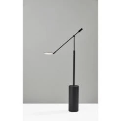 Grover Floor Lamp (Includes LED Light Bulb) Black - Adesso -Adesso GUEST 0f5c2797 dd2a 4812 af6b 7db5dabd6ccf