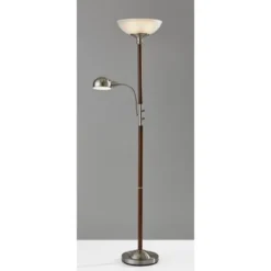 Adesso 7 Lexington Combo Floor Lamp Black - Adesso