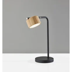 Roman Table Lamp Black (Includes LED Light Bulb) - Adesso