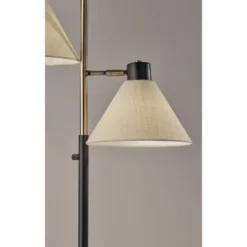 Matthew Tree Lamp Black W. Antique Brass - Adesso -Adesso GUEST 17f75b14 21d8 4b2a a450 e1a08e4497e0