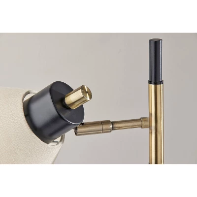 Matthew Table Lamp Black/Antique Brass - Adesso 5 Matthew Table Lamp Black/Antique Brass - Adesso - Image 5