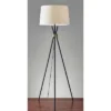 60" 3-way Benson Floor Lamp Black - Adesso