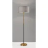 59" 3-way Bergen Floor Lamp Black - Adesso