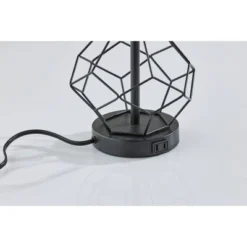 Adesso Chiara 2 Piece Bonus Pack Black: Contemporary Metal Cage Base, White Drum Shades, ETL Listed, No Assembly Required 12 Adesso Chiara 2 Piece Bonus Pack Black: Contemporary Metal Cage Base, White Drum Shades, ETL Listed, No Assembly Required -Adesso GUEST 1b457de6 ec0e 42ab a216 db11a43a89e8