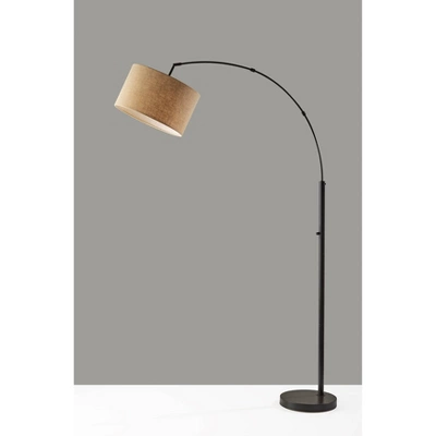 Preston Arc Lamp Dark Bronze - Adesso 2 Preston Arc Lamp Dark Bronze - Adesso - Image 2