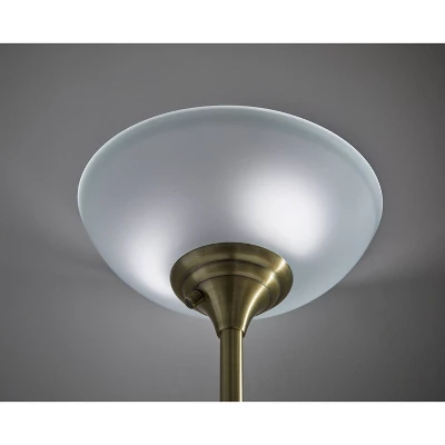 71" Bergen Collection Torchiere Black - Adesso 10 71" Bergen Collection Torchiere Black - Adesso - Image 10