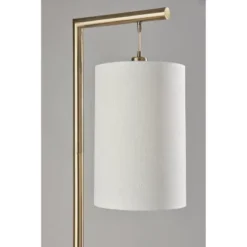Reggie Floor Lamp Antique Brass - Adesso 9 Reggie Floor Lamp Antique Brass - Adesso -Adesso GUEST 269e177e 1ebe 4158 b6a9 b2c2d5ec1579