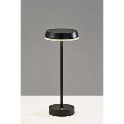 Adesso Tommy Cordless Table Lamp (Includes LED Light Bulb) Black: Modern Desk Lamp, Touch Sensor, 3-Way Dimming, UL Listed, Metal Shade 3 Adesso Tommy Cordless Table Lamp (Includes LED Light Bulb) Black: Modern Desk Lamp, Touch Sensor, 3-Way Dimming, UL Listed, Metal Shade - Image 3