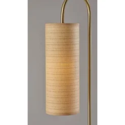Adesso Mendoza Floor Lamp Brass: Antique Brass Finish, Cylinder Shade, ETL Listed, Metal Body 3 Adesso Mendoza Floor Lamp Brass: Antique Brass Finish, Cylinder Shade, ETL Listed, Metal Body -Adesso GUEST 2af20628 b5f4 4b65 b8a8 7b79f4964b49
