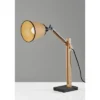 Walden Natural Wood Table Lamp Black - Adesso