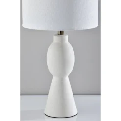 Naomi Table Lamp Speckled Ceramic White - Adesso