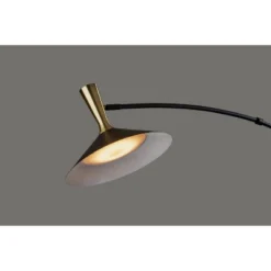Bradley Arc Lamp With Smart Switch Black (Includes LED Light Bulb) - Adesso -Adesso GUEST 388d17ca 0c6b 428e ba0a 4cd5cdc24c26