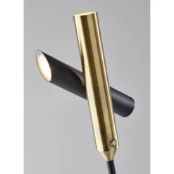 LED Vega Torchiere Black/Brass (Includes LED Light Bulb) - Adesso 13 LED Vega Torchiere Black/Brass (Includes LED Light Bulb) - Adesso -Adesso GUEST 3f55d9fd 4eef 4d88 8b6d 6b1dab848fb1
