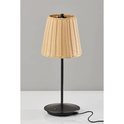 Adesso Benny Cordless Table Lamp (Includes LED Light Bulb) Black: ETL Listed, Touch Sensor, 3-Way Light Settings 2 Adesso Benny Cordless Table Lamp (Includes LED Light Bulb) Black: ETL Listed, Touch Sensor, 3-Way Light Settings - Image 2