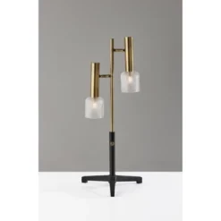 Melvin LED Table Lamp Antique Brass (Includes LED Light Bulb) Black - Adesso 7 Melvin LED Table Lamp Antique Brass (Includes LED Light Bulb) Black - Adesso -Adesso GUEST 3fee5457 bf10 44b6 9a68 9d38b25c4050