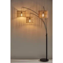 82" Cabana Collection 3-Arm Arc Lamp Black - Adesso 20 82" Cabana Collection 3-Arm Arc Lamp Black - Adesso -Adesso GUEST 409c2b20 4279 49bb 8542 f6d3e3f05c79