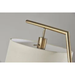 Reynolds Floor Lamp Antique Brass - Adesso -Adesso GUEST 4d0ef5f5 9e4b 4caf af8d bc001ddfd446