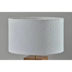 Adesso Frederick Tall Table Lamp: ETL Listed, 28.5" Height, White Boucle Drum Shade, Wood Base With Veneer, 100W 5 Adesso Frederick Tall Table Lamp: ETL Listed, 28.5" Height, White Boucle Drum Shade, Wood Base With Veneer, 100W -Adesso GUEST 52bbb553 3fb4 4996 9a0d 7c23ed3bf6c9