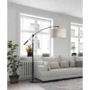 Adler Arc Floor Lamp Black - Adesso