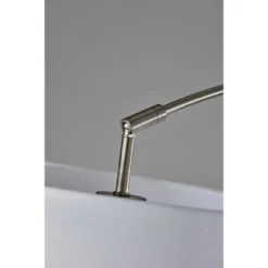 Adesso Rigley Arc Lamp Steel: Modern Polyester Shade, ETL Listed, Metal Body, 71" Height 10 Adesso Rigley Arc Lamp Steel: Modern Polyester Shade, ETL Listed, Metal Body, 71" Height -Adesso GUEST 56d628cb 0a0c 47e1 a0da 17627c2690a8