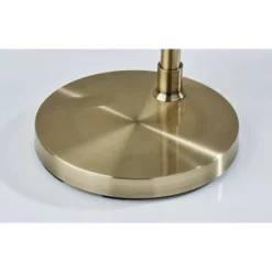 Adesso Hayes Floor Lamp Antique Brass: ETL Listed, Linen Drum Shade, Metal Body, Rotary Switch 7 Adesso Hayes Floor Lamp Antique Brass: ETL Listed, Linen Drum Shade, Metal Body, Rotary Switch -Adesso GUEST 572d4c5d 5729 4a2a a1fc 0f52b60851fd