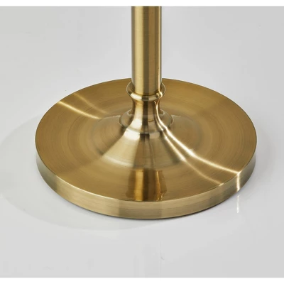 Barton Floor Lamp Antique Brass - Adesso 4 Barton Floor Lamp Antique Brass - Adesso - Image 4