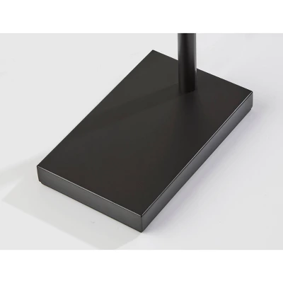 Bahama 3 Arm Arc Lamp Dark Bronze - Adesso 2 Bahama 3 Arm Arc Lamp Dark Bronze - Adesso - Image 2