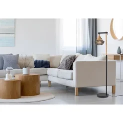 Elsie Natural Wood Floor Lamp Black - Adesso -Adesso GUEST 5a71f38c c6d8 4cb7 b0e9 1aaf6ae9a785