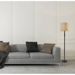 58" 3-way William Floor Lamp Black - Adesso 6 58" 3-way William Floor Lamp Black - Adesso -Adesso GUEST 6a1464ce 9438 49bc aa08 eefa3be42f31