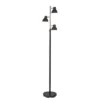 Adesso Slender Tree Lamp (Includes LED Light Bulb) Black: Modern Dimmable Metal Floor Lamp, ETL Listed