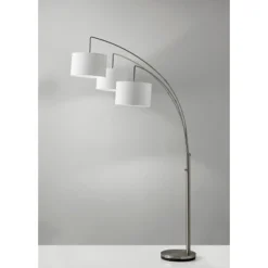 Trinity Arc Lamp Brushed Steel - Adesso 8 Trinity Arc Lamp Brushed Steel - Adesso -Adesso GUEST 6d67da15 fc1e 4710 882d a9bf343aab28