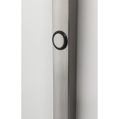 91" Sonic Arc Lamp Silver (Includes LED Light Bulb) - Adesso 2 91" Sonic Arc Lamp Silver (Includes LED Light Bulb) - Adesso - Image 2