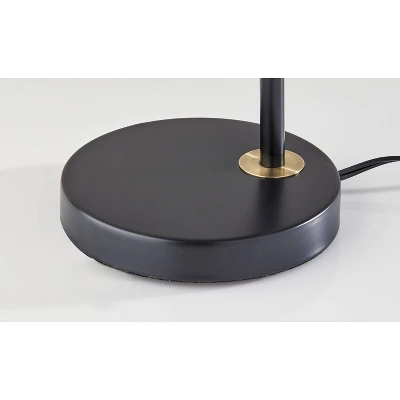 Matthew Table Lamp Black/Antique Brass - Adesso 6 Matthew Table Lamp Black/Antique Brass - Adesso - Image 6