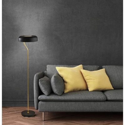 Timothy Floor Lamp Black - Adesso 1 Timothy Floor Lamp Black - Adesso