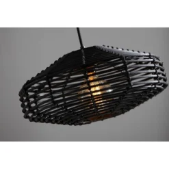 7" Kingston Pendant Ceiling Light Black - Adesso -Adesso GUEST 72443522 278e 411d 8a53 8381edd88028