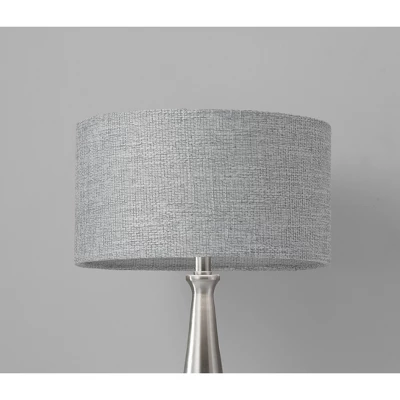 Linda Table Lamp Brushed Steel - Adesso 4 Linda Table Lamp Brushed Steel - Adesso - Image 4