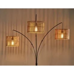 82" Cabana Collection 3-Arm Arc Lamp Black - Adesso 16 82" Cabana Collection 3-Arm Arc Lamp Black - Adesso -Adesso GUEST 77f52e15 34ea 4161 9062 45714cfd3278