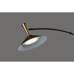 Bradley Arc Lamp With Smart Switch Black (Includes LED Light Bulb) - Adesso -Adesso GUEST 7889bc4d 2f08 4441 863a 735fad4a1d6c