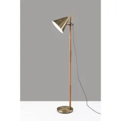 Bryn Floor Lamp Natural Rubberwood Antique Brass - Adesso 13 Bryn Floor Lamp Natural Rubberwood Antique Brass - Adesso -Adesso GUEST 81a7ad95 0a1f 42c2 a02b 6150ae133e50