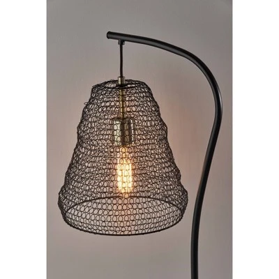 Sheridan Table Lamp With Antique Brass Accents Black - Adesso 3 Sheridan Table Lamp With Antique Brass Accents Black - Adesso - Image 3