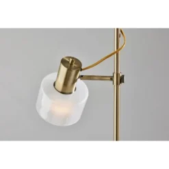 Adesso Rhodes Floor Lamp Brass: Antique Finish, Adjustable Glass Shade, ETL Listed, 56" Height 5 Adesso Rhodes Floor Lamp Brass: Antique Finish, Adjustable Glass Shade, ETL Listed, 56" Height -Adesso GUEST 87cb8006 45f0 4bce b714 5790361d8c1a