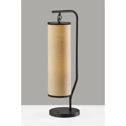 Adesso Lyons Table Lamp Black: ETL Listed, Metal Base, Paper Shade, 1-Way Switch, No Assembly Required 5 Adesso Lyons Table Lamp Black: ETL Listed, Metal Base, Paper Shade, 1-Way Switch, No Assembly Required -Adesso GUEST 916b65eb d546 4973 8a84 aa3eb456f511