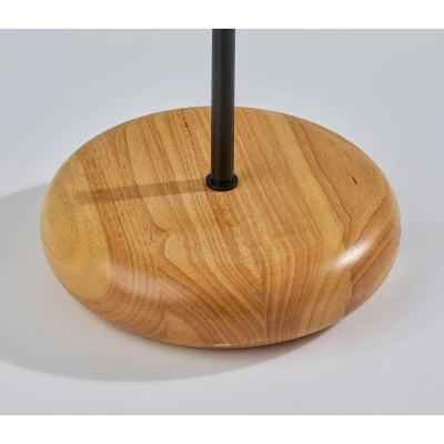 Adesso Brielle Floor Lamp Black: Modern Design, ETL Listed, Polyester Shade, Metal Body, 62" Height 1 Adesso Brielle Floor Lamp Black: Modern Design, ETL Listed, Polyester Shade, Metal Body, 62" Height