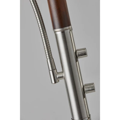 Lexington Combo Floor Lamp Black - Adesso 3 Lexington Combo Floor Lamp Black - Adesso - Image 3