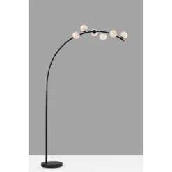 Adesso Ronan Arc Lamp (Includes LED Light Bulb) With Smart Switch Black: ETL Listed, Dimmable Glass Shade, Steel Body 7 Adesso Ronan Arc Lamp (Includes LED Light Bulb) With Smart Switch Black: ETL Listed, Dimmable Glass Shade, Steel Body -Adesso GUEST 9a0ee09b ee21 4fd1 998f a0fb0d99e665